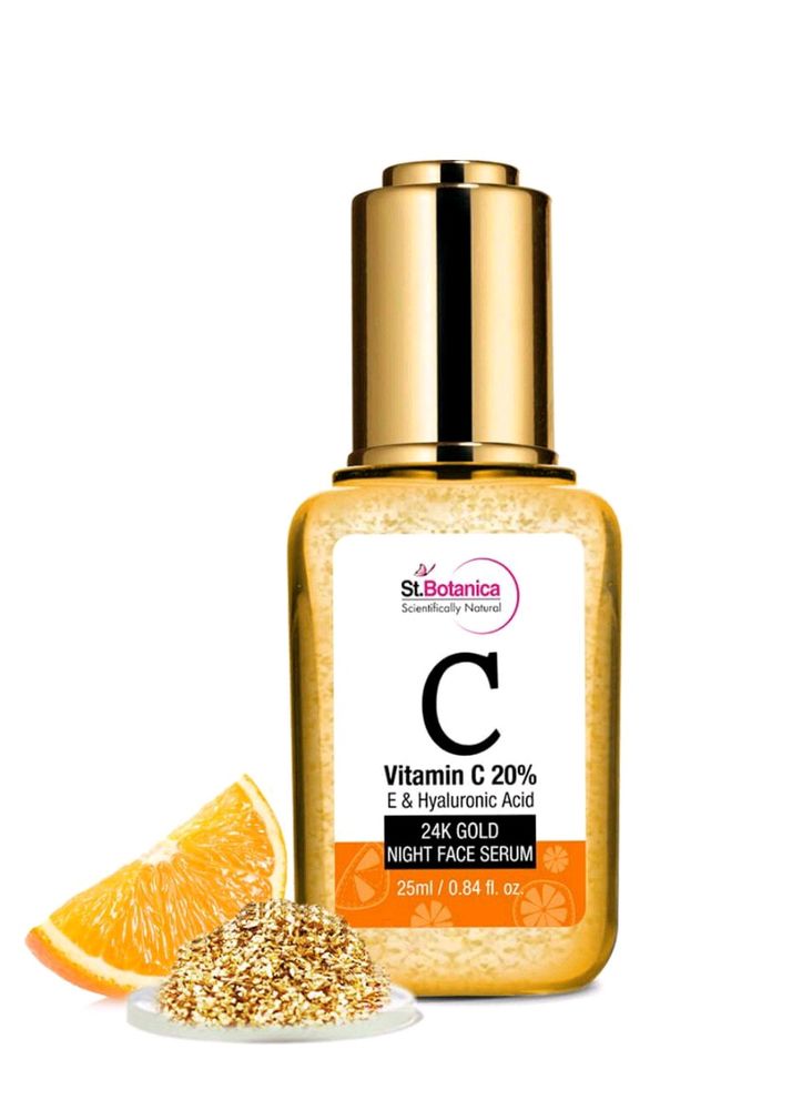 St.Botanica Vitamin C 20%E& HyaluronicAcid 24kGold