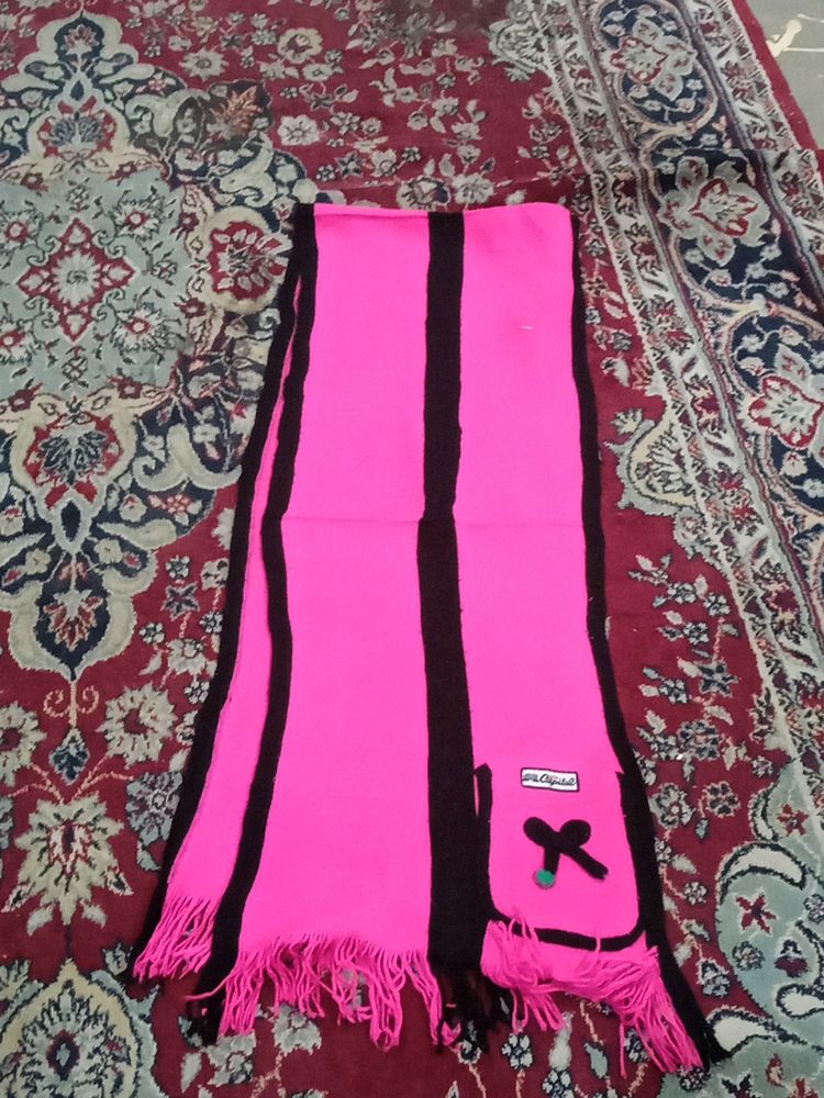 Kashmiri Woolen Cute Pink Muffler