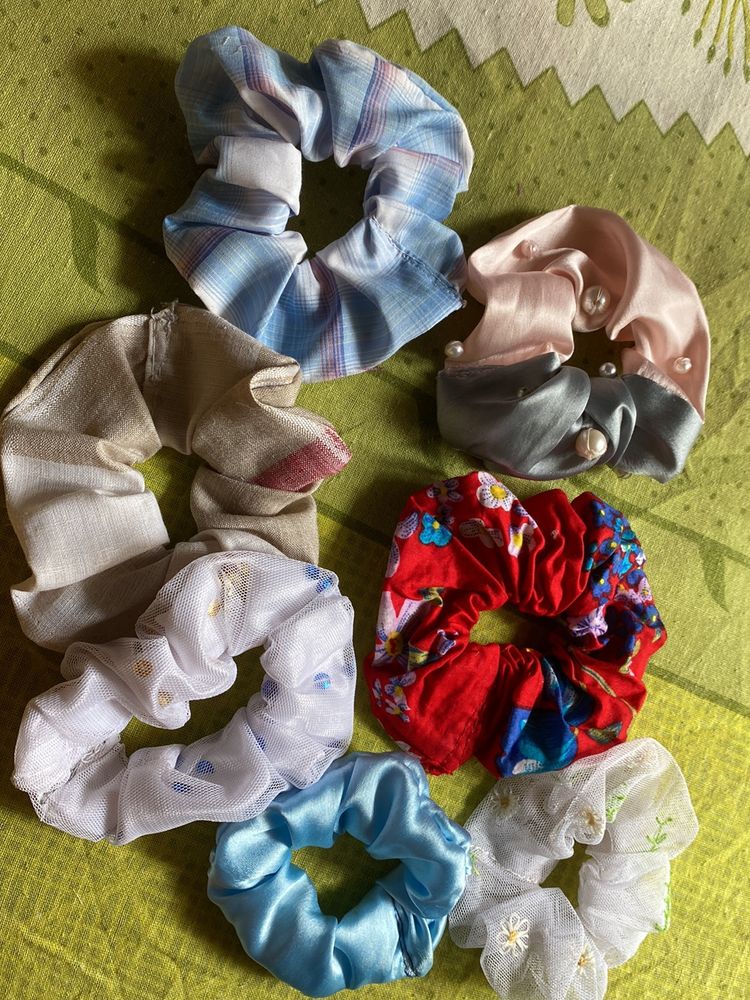 Scrunchie Pack Of 7