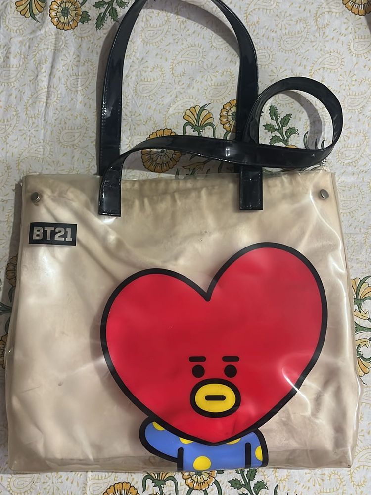 Bt21 Tata Tote Bag