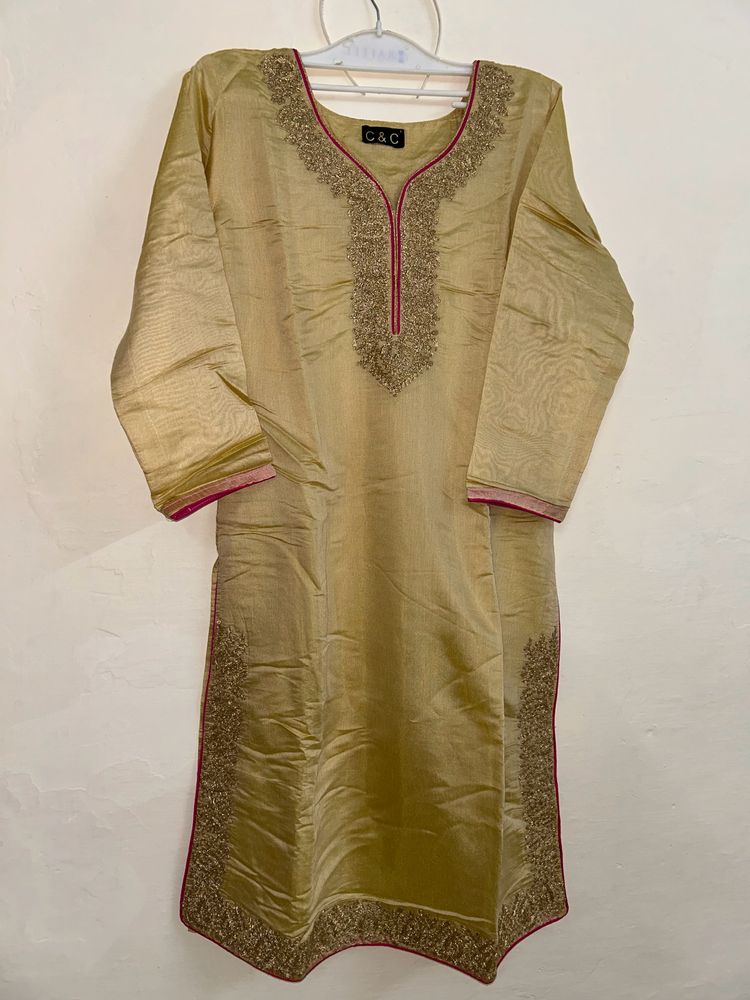 Chanderi Festive Kurta New