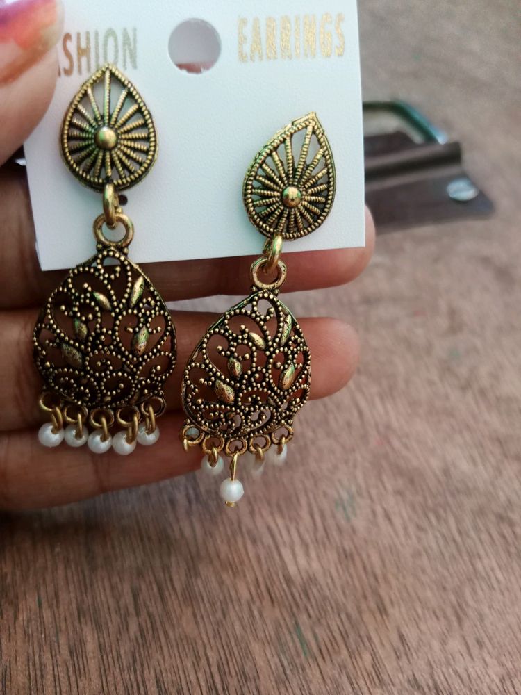 New Golen Earrings