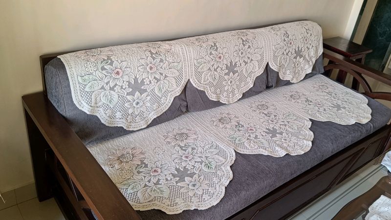 Sofa Sheet Cover With 2 Extra Chairs Cover