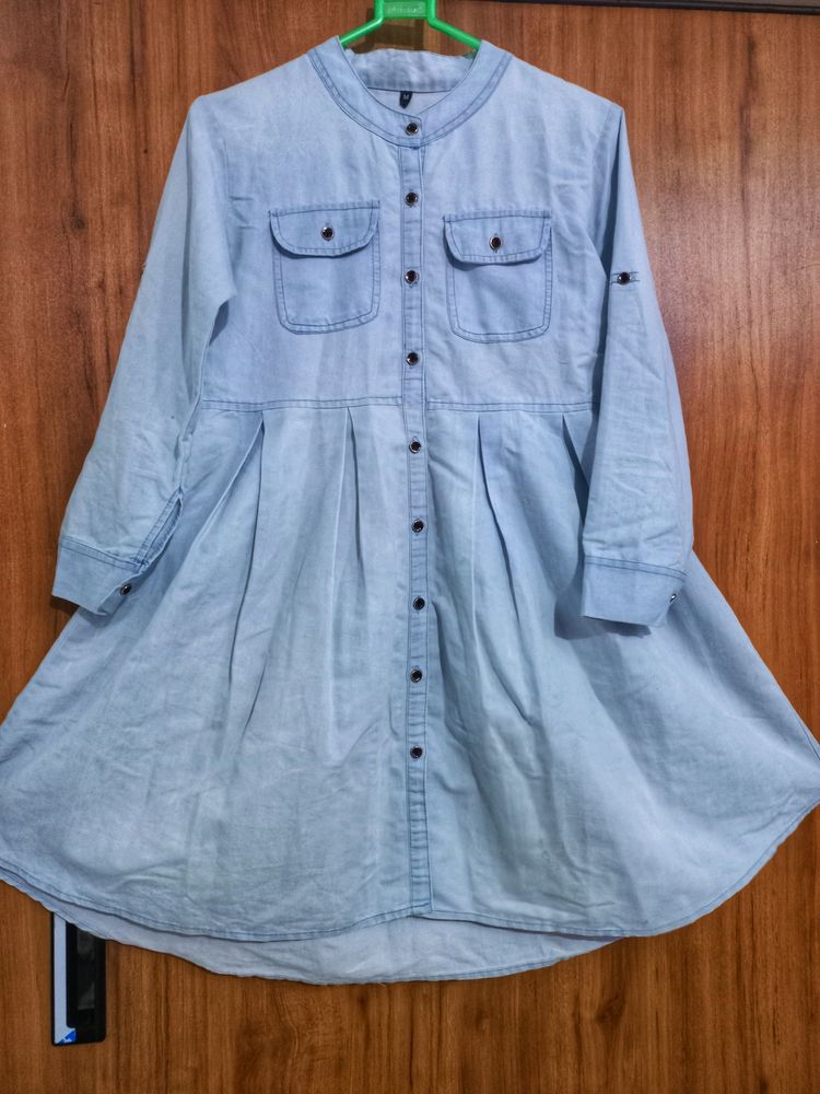 Light Blue Women Shirt