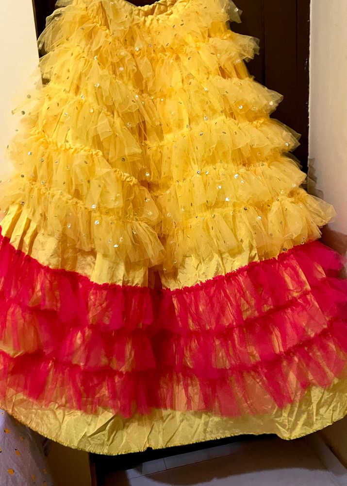 Haldi Gown For Bride