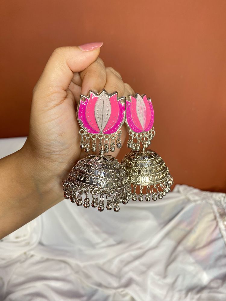 Lotus Jhumka