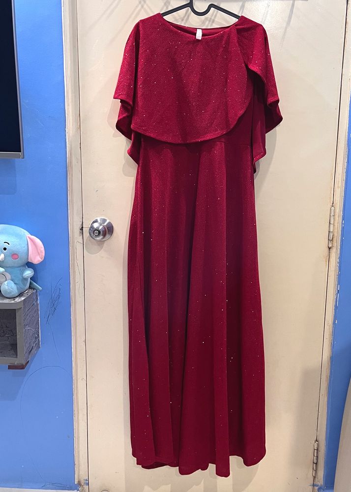 New Without Tag Maroon Long Gown