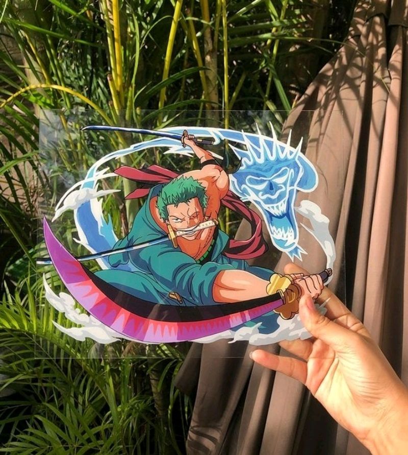 Zoro Glass Painting