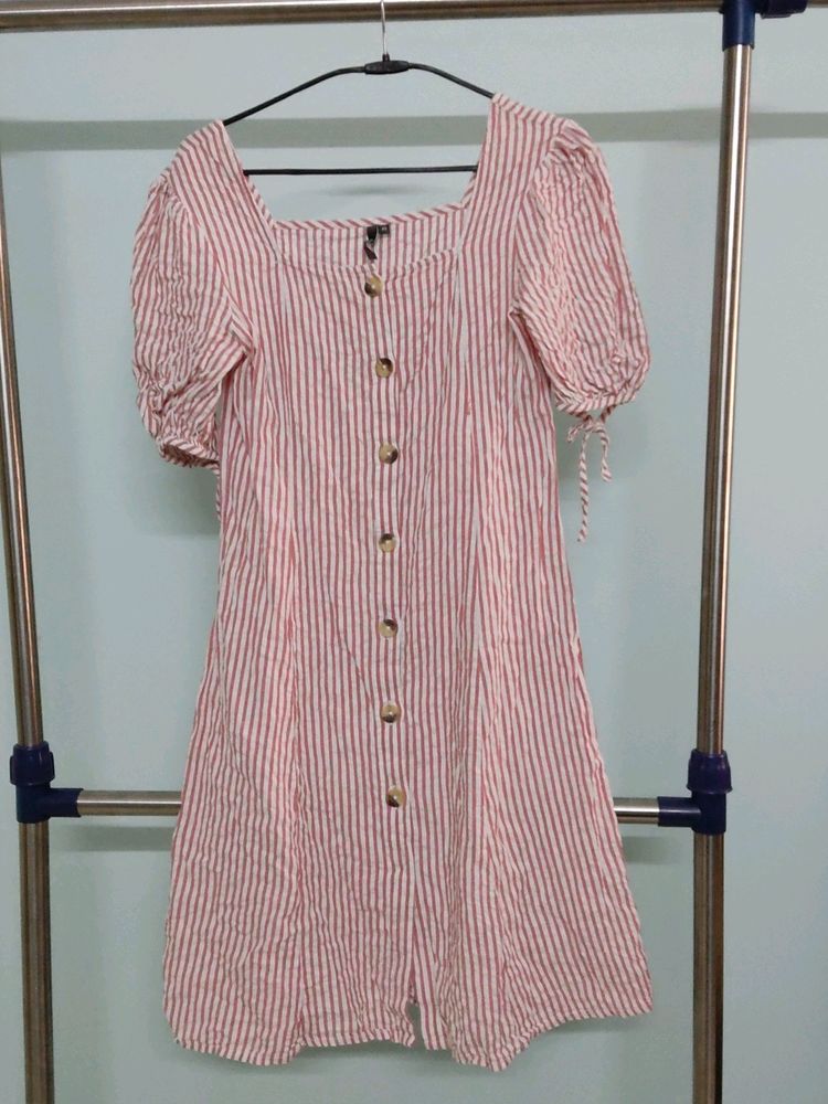 L.O.V Striped Dress