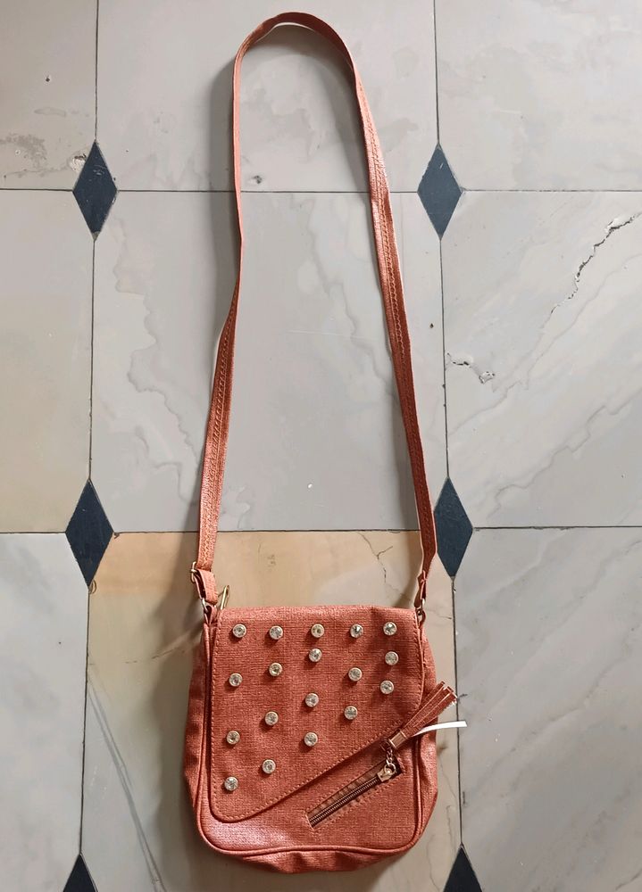 Fancy Leather Sling Bag 🥰