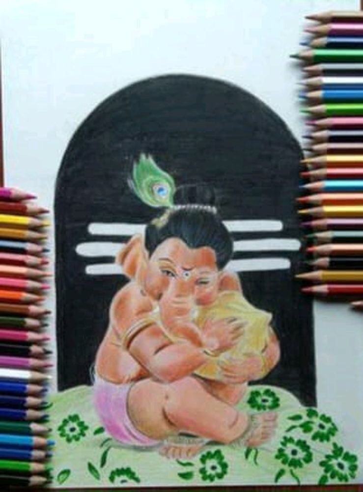 Ganesha Ji Art Work