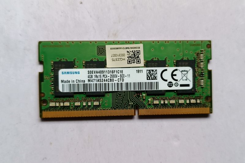 Samsung Original 4GB DDR4 Ram For Laptop