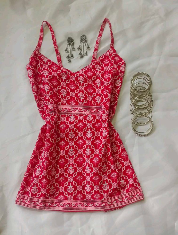 Red Short Kurti