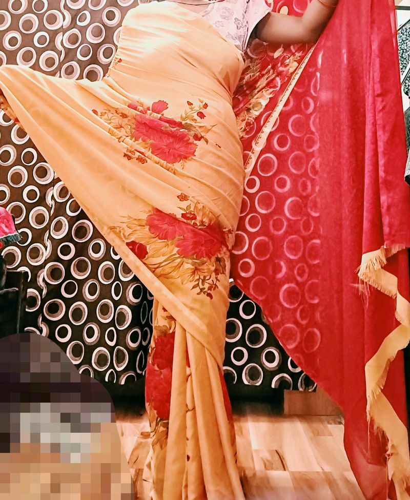 New Printed Saree