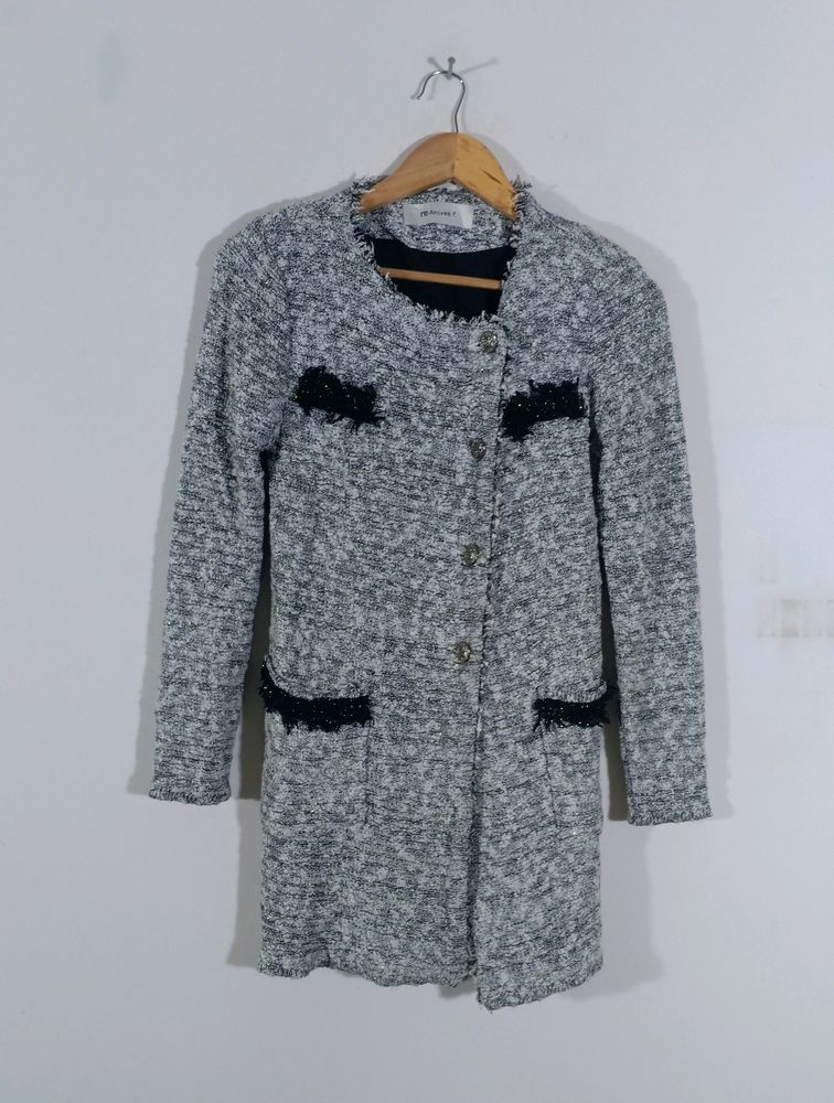 ⭐ Classy Korean Grey Overcoat ⭐