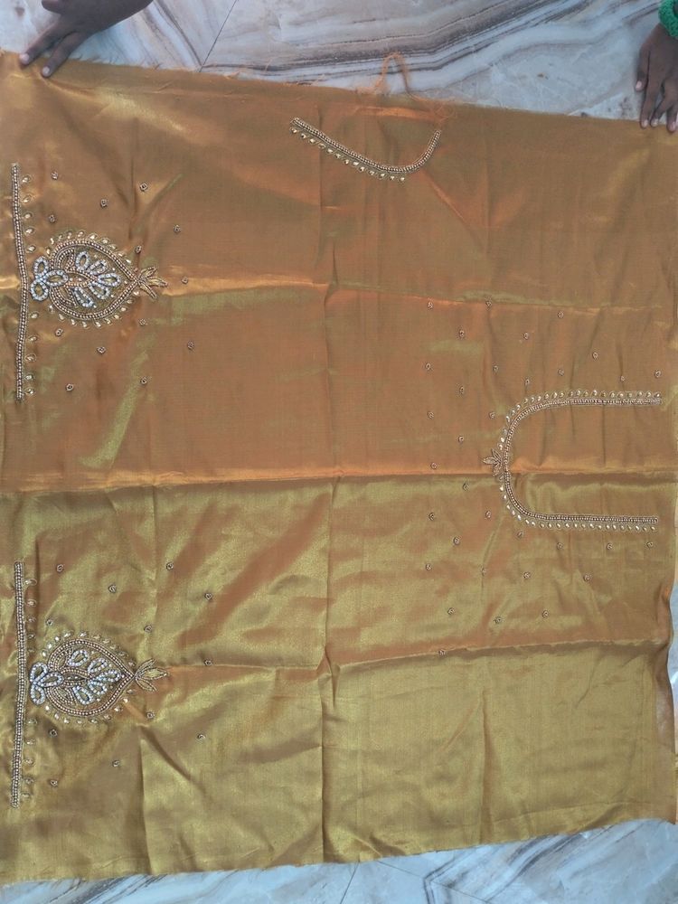 New Stone Work Blouse Material....