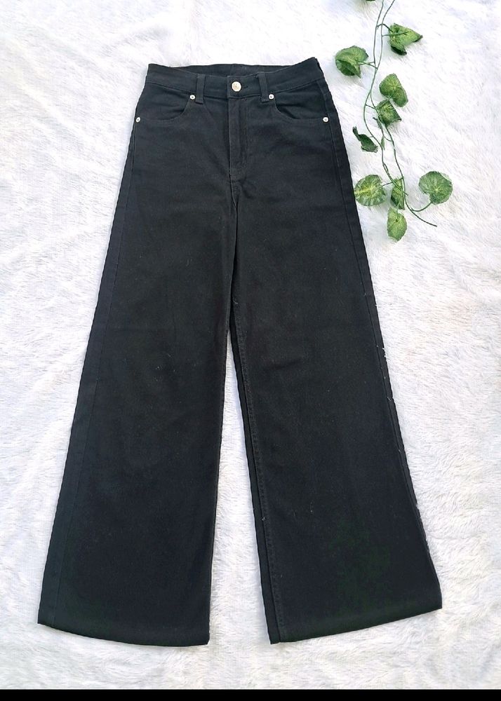 Hnm Wide Twill Trouser / Jeans