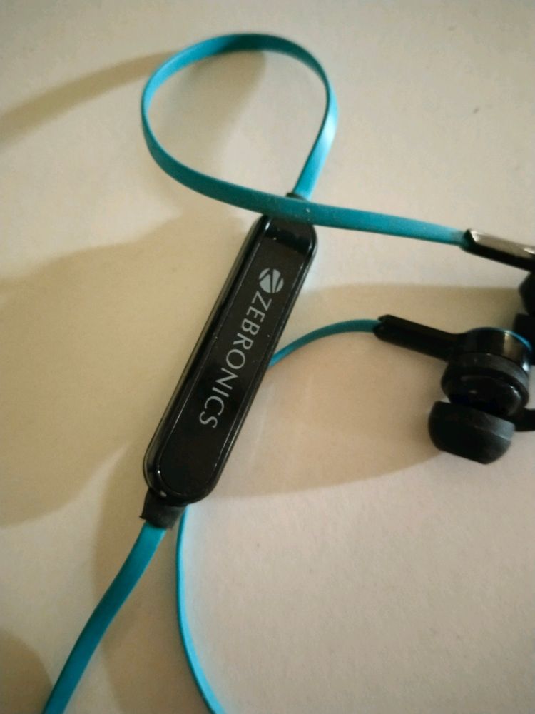 Beautiful Blue Black Headphones