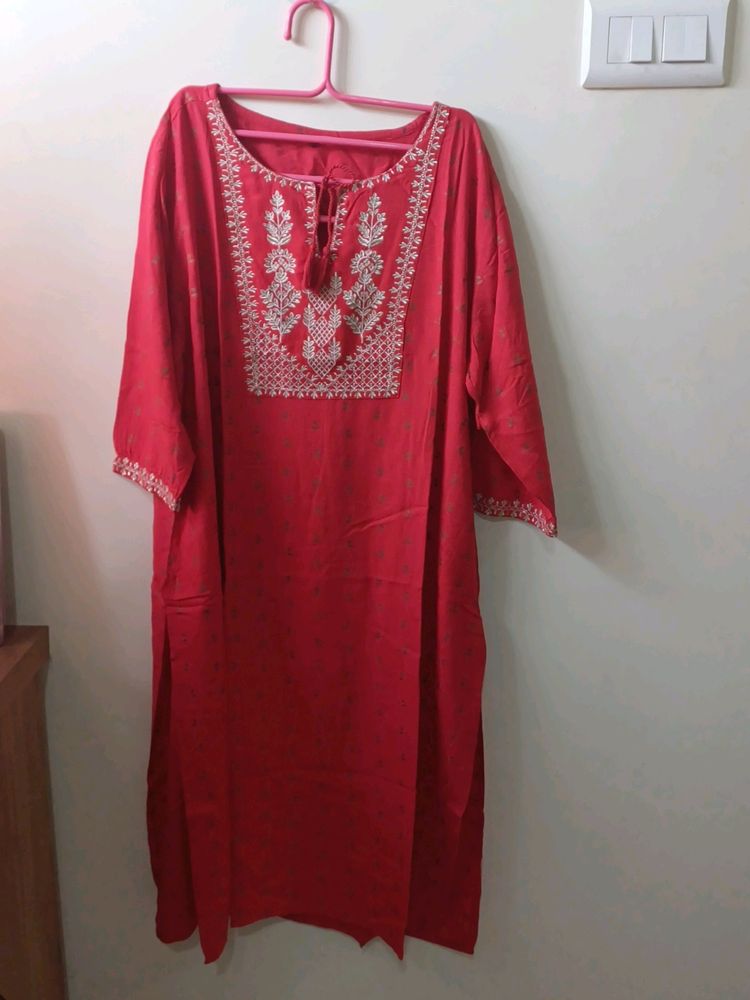 Beautiful Red Kurti