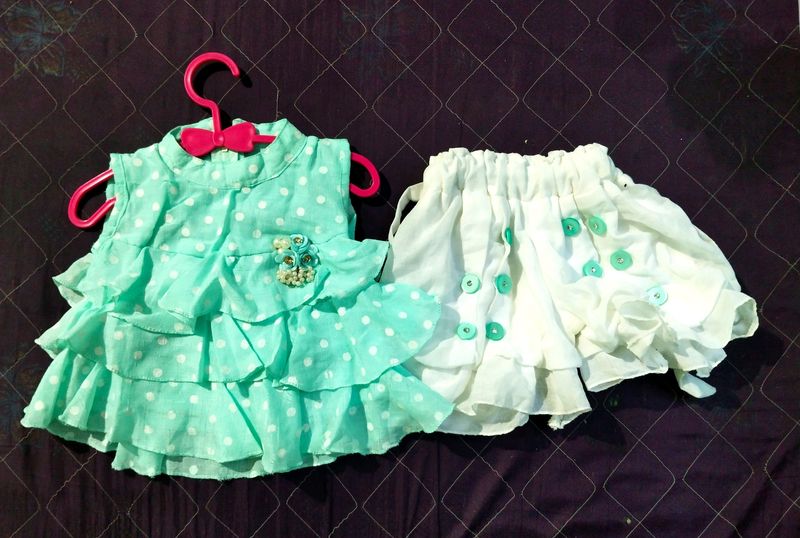 Baby Girls Shorts Set