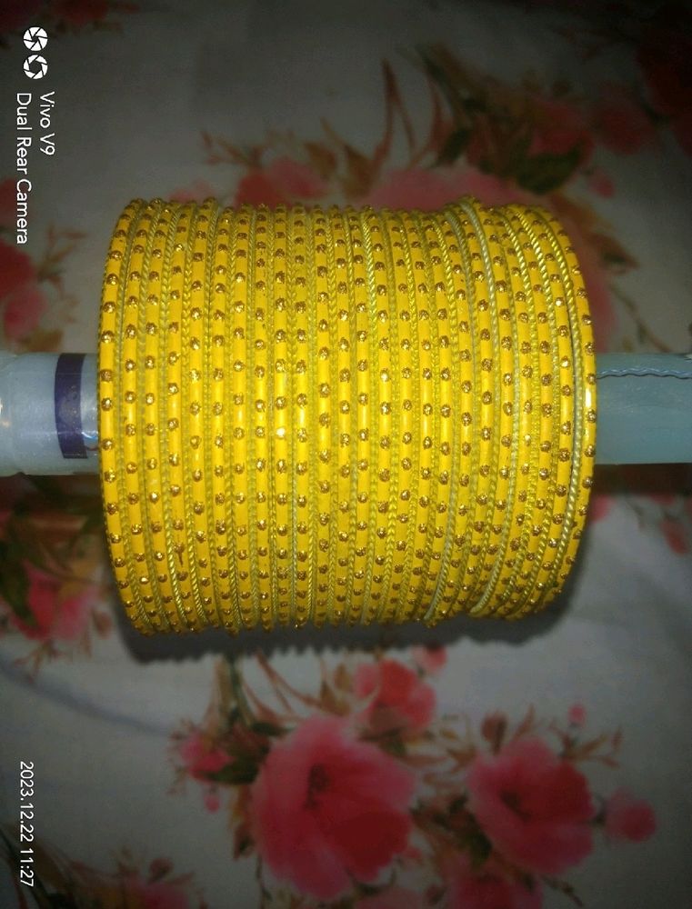 New Beautiful Yellow Bangles