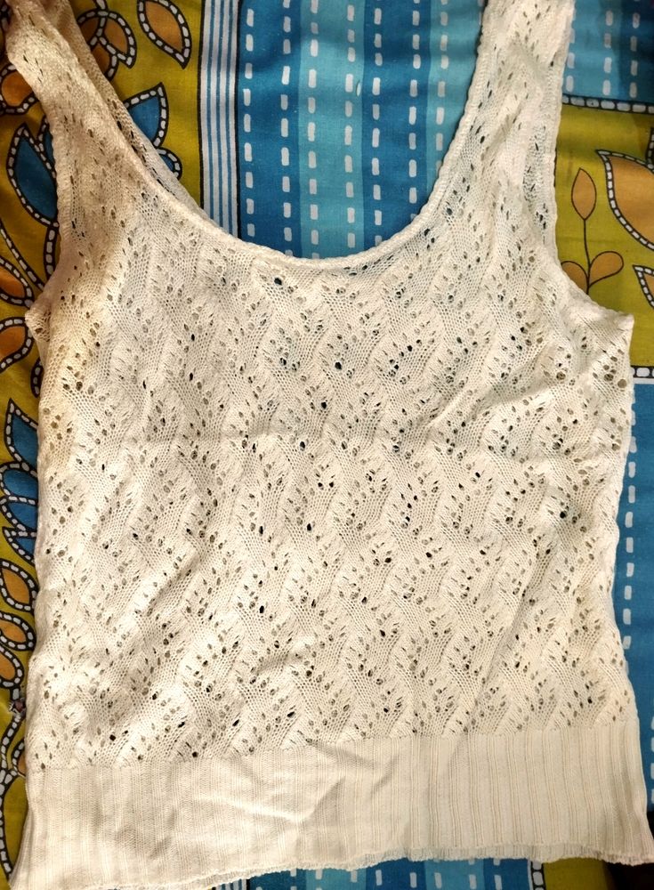 Cutwork Tank Top..