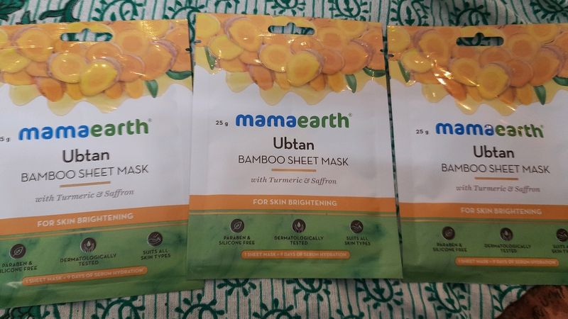 Mamaearth Ubtan Sheetmask