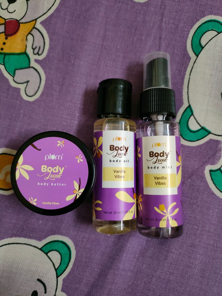 Combo Plum Body Care Range Trail Pack