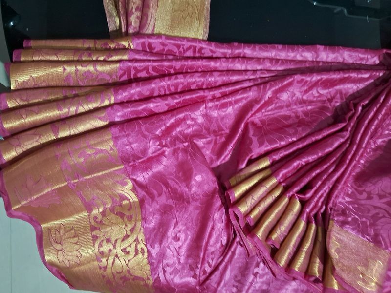 Rose Colour Festive Saree