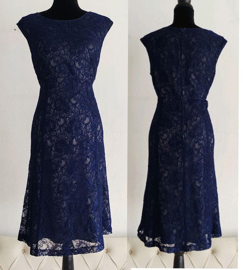 Blue Lace Dress