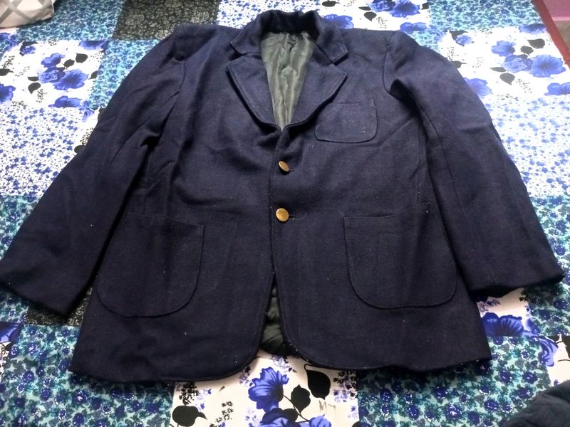 New Condition Navy Blue Winter Coat Size S,M