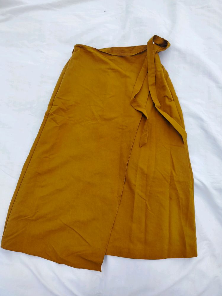 Korean Thrifted Brown Skirt