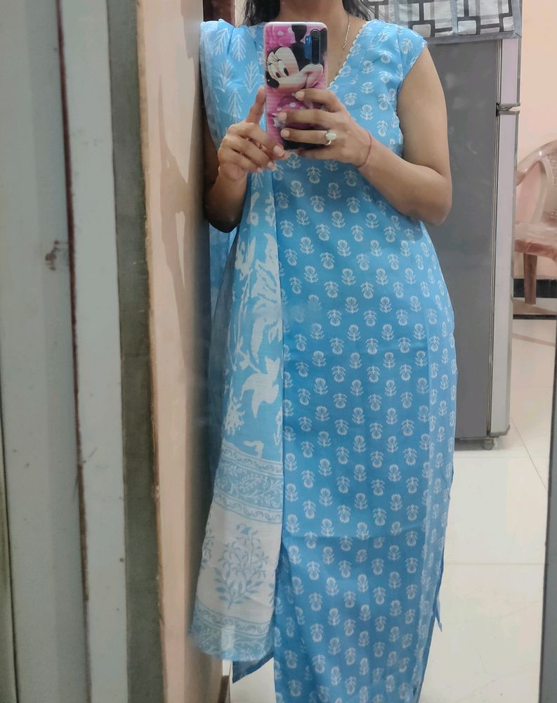 Blue Kurta Set