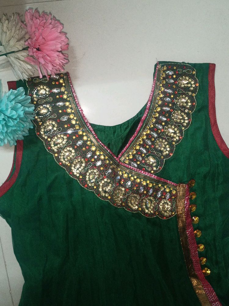 Stonework Anarkali Suit