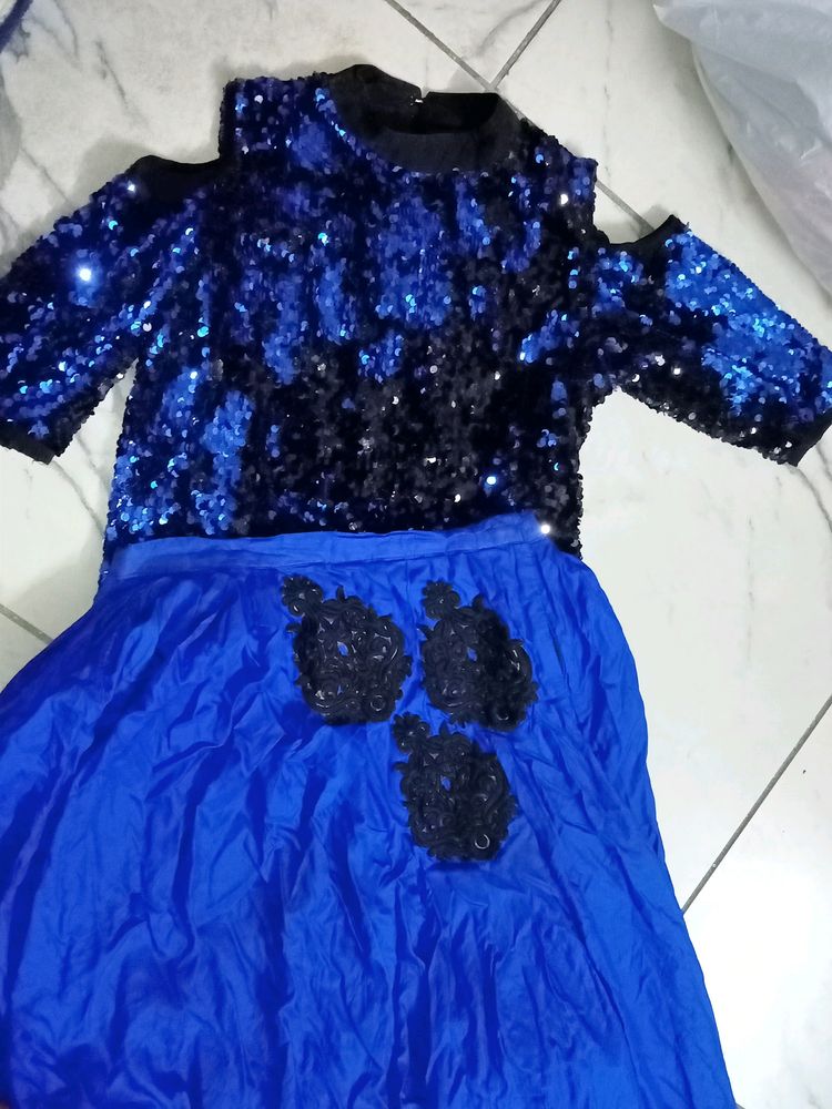 Black And Blue Dress