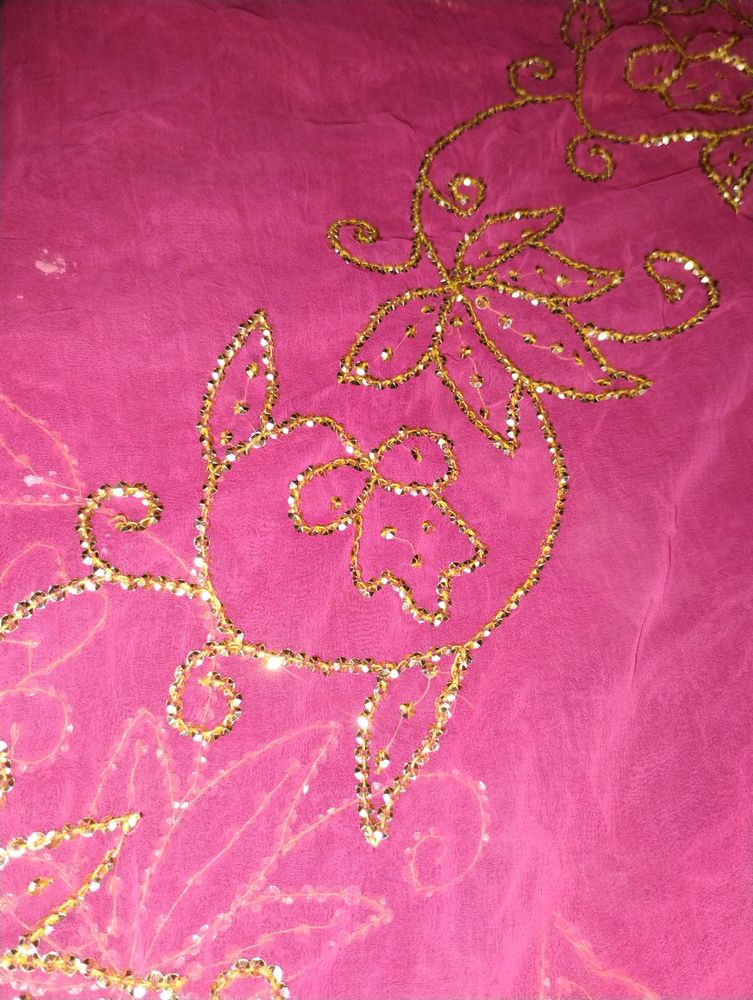 Beautiful Dupatta With Sitara Work