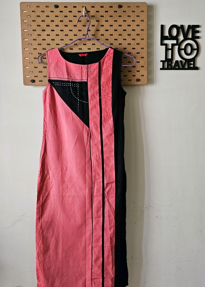 W Coral A-line Kurta