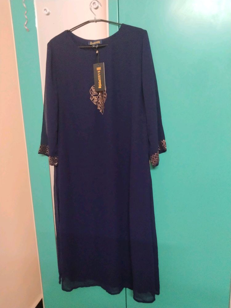 RARE ROOTS - Beautiful Women's Navy Blue Kurta