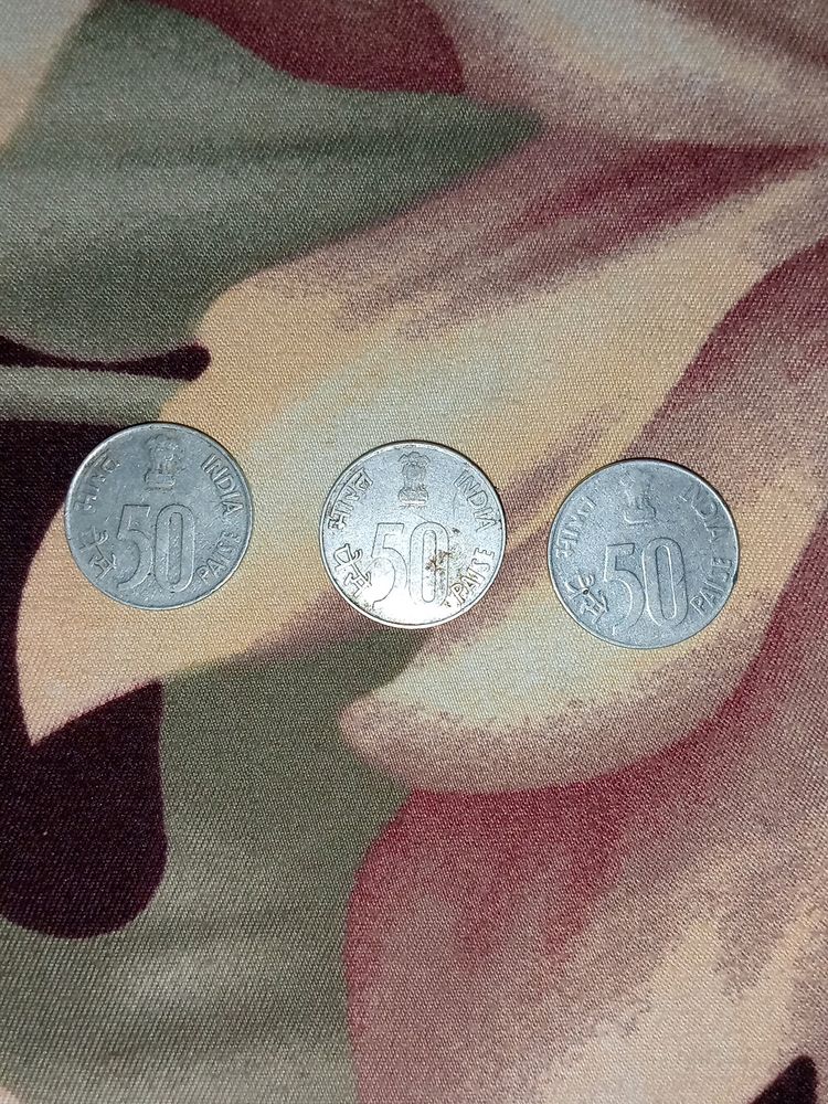 50 Paise Coins