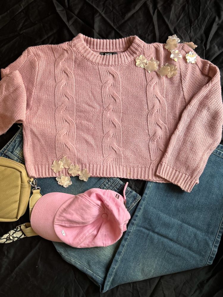 Embellished Sweater