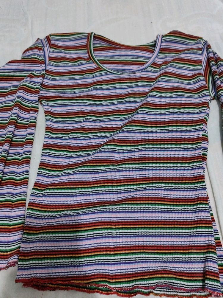 Regular Wear Multicolour Tshirt