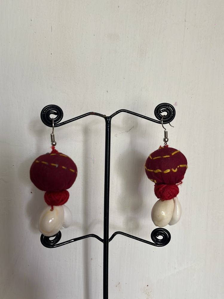 Jhumka With Shells