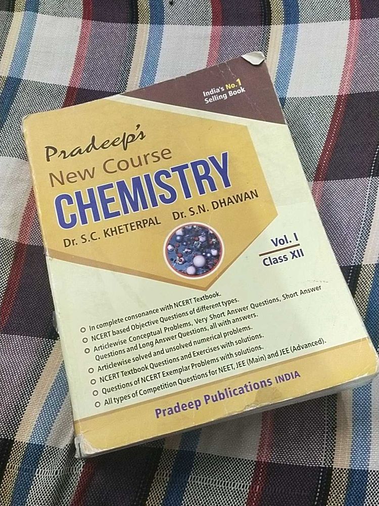 This Is Class 12th Chemistry Pradeep's Vol 1