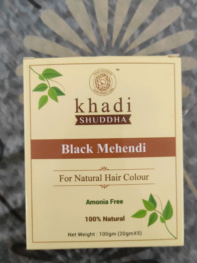 Khadi Black Hair Mehndi