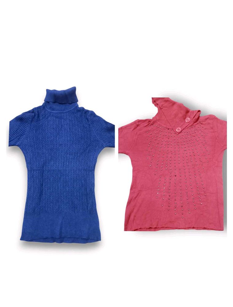 Combo Of Two Women High Neck Sweater