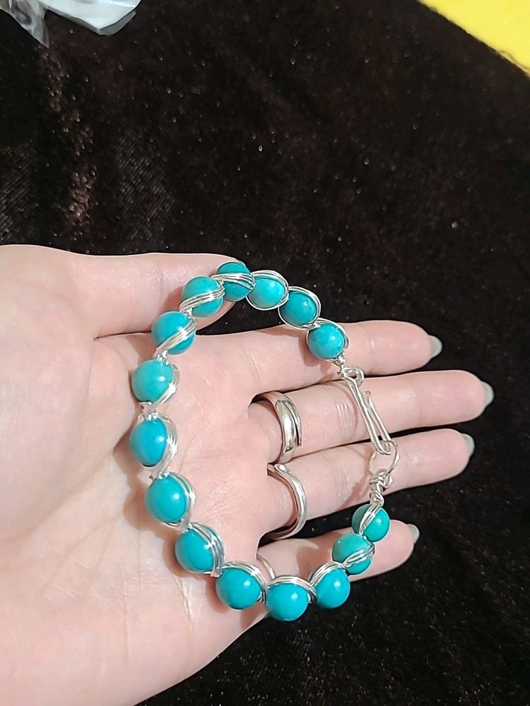 Natural Firoza (Turquoise) Bracelet New