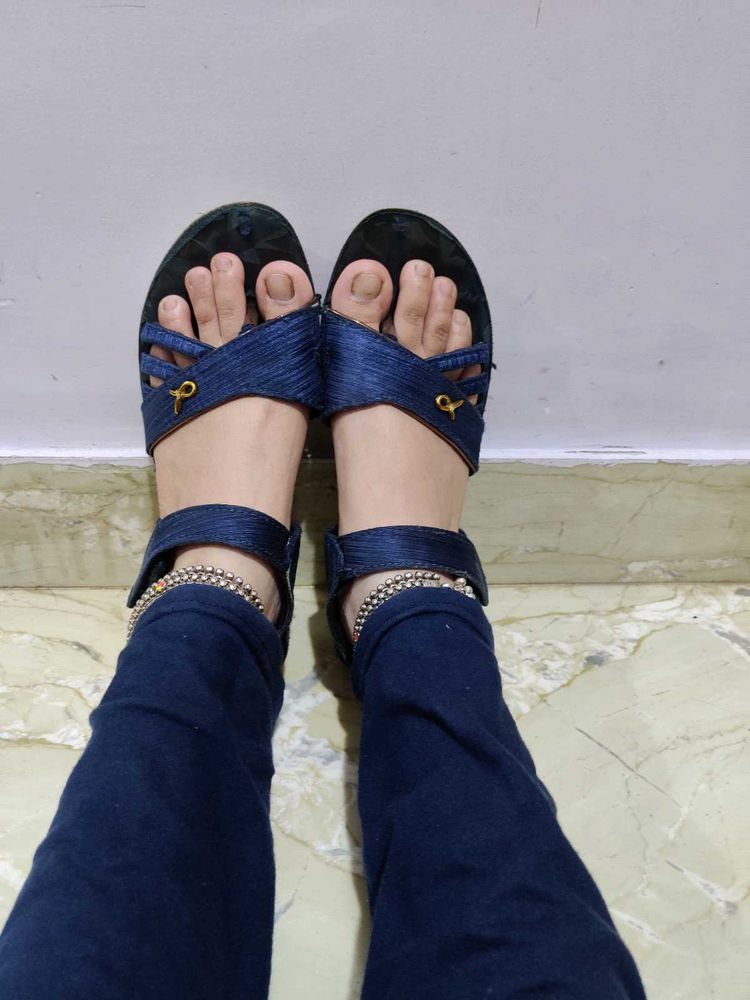 Blue Sandals