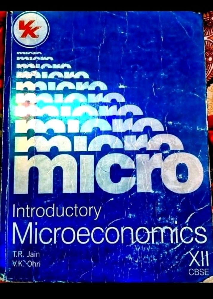 Microeconomics Book Class 12📚