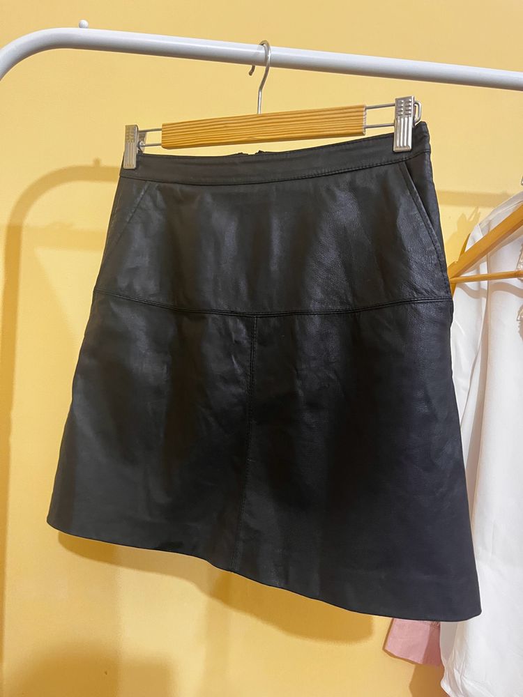 Pure Leather Skirt