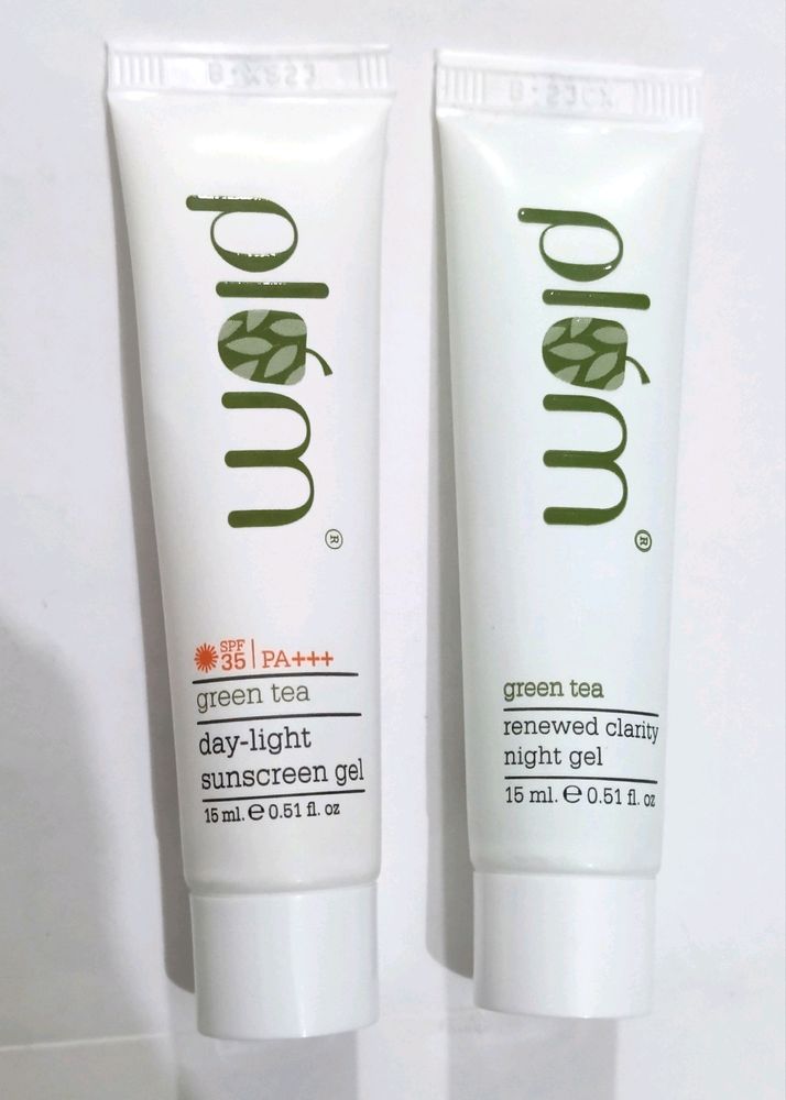 Plum Day Light Sunscreen Gel&Renewed Clarity Night